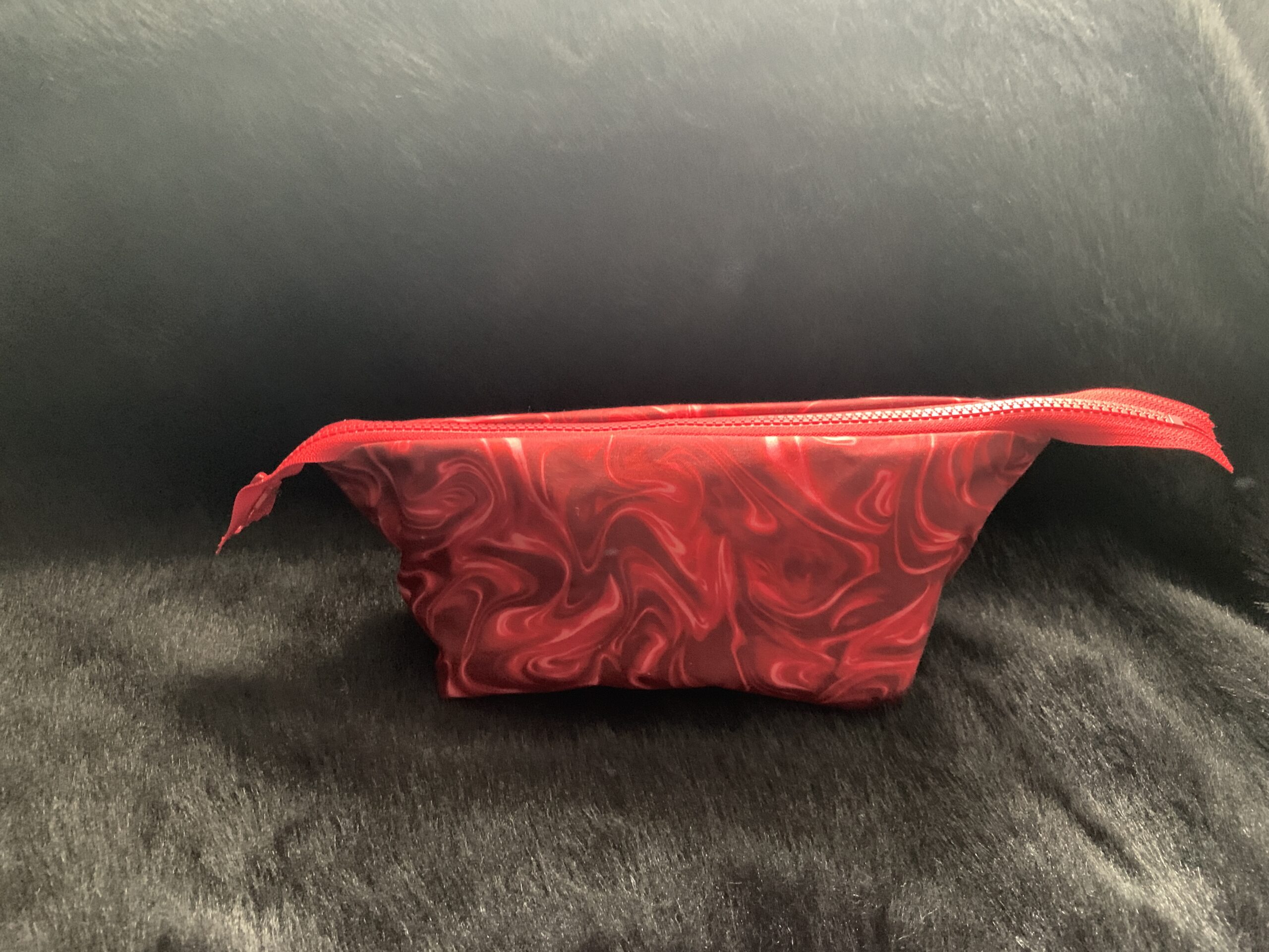 Crimson Marble Pouch, Small